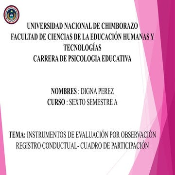 Instrumento de evaluacion por observacion