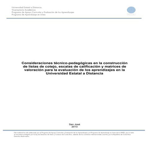 Instrumento evaluacion univ a distancia ucr