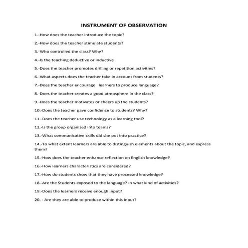 Instrument of natanael