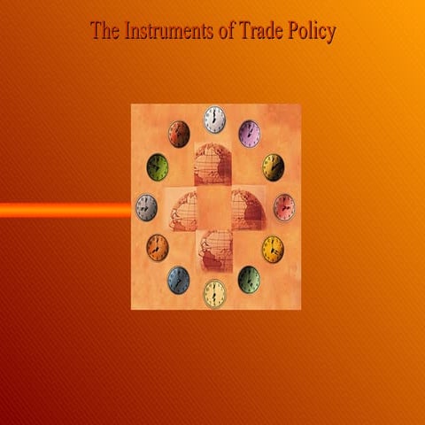 Instrument Of Trade Policy(M)