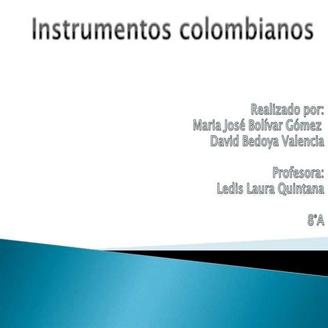Instrumentos musicales-del-pacifico-colombiano | PDF