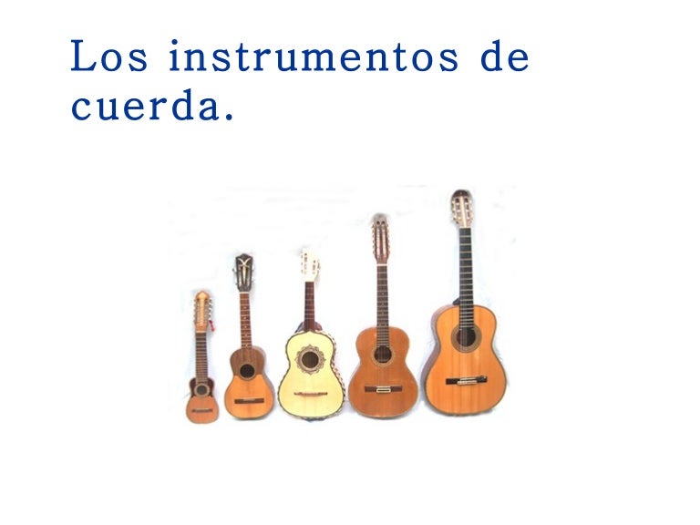 Instrumentos de cuerda