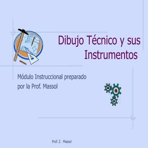 Instrumentos de dibujo técnico