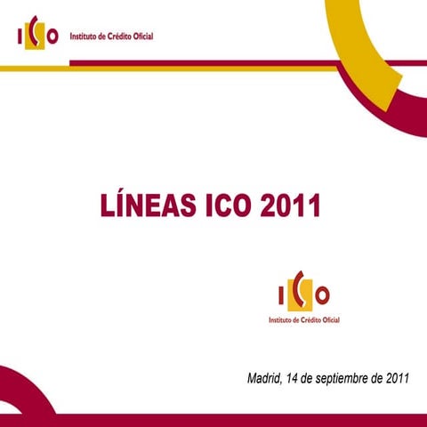 Instrumentos de Financiación del ICO