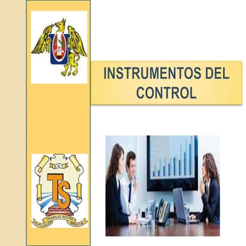 Instrumentos del control | PPTX