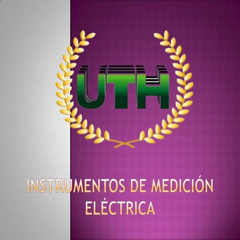 Instrumentos de medición eléctrica