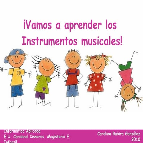 Instrumentos musicales