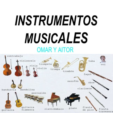 Instrumentos musicales