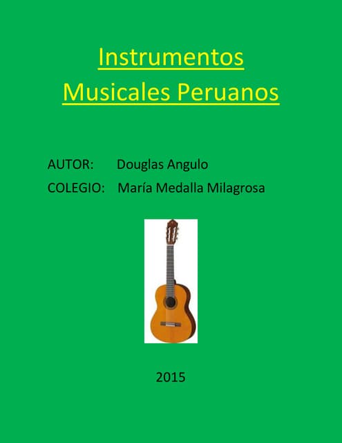 El Pututo Instrumento Musical Cultivando Lectura Instrumentos