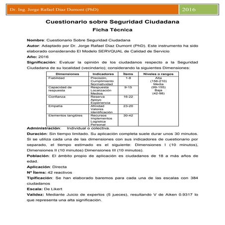 CUESTIONARIO DE SEGURIDAD CIUDADANA ACTUALIZADO 2021