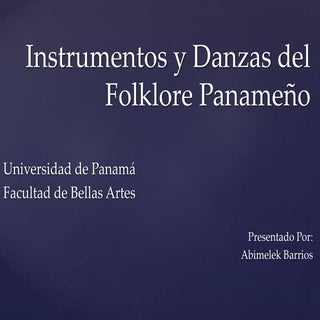 Instrumentos y danzas folclóricas d...