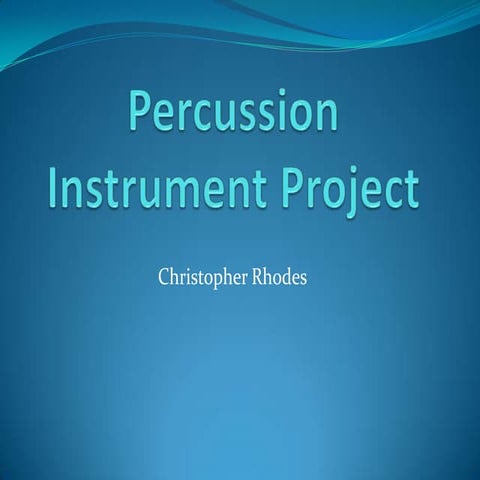 Instrument Project