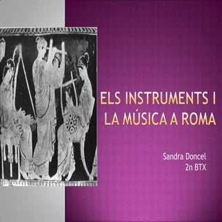 Instruments i música a Roma