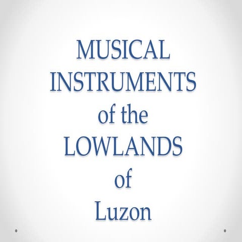Rondalla Musical Instruments | PPTX