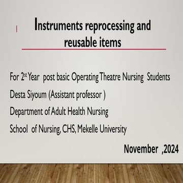 Instruments reprocessing and  reusable items - stu.pptx
