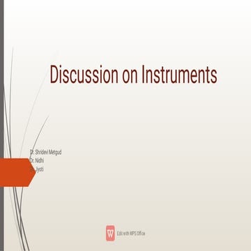 Gynecological and obstetrics Instruments | PDF