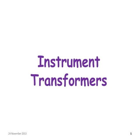 Instrument Transformer (ALIV - BANGLADESH)