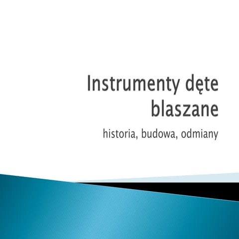 Instrumenty dęte blaszane | PDF