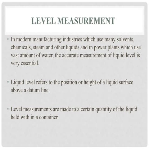 Instumentation and process control
