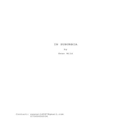 FMP: Script first draft