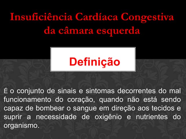 Insuficiência cardíaca congestiva d...