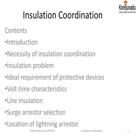 Insulation coordination