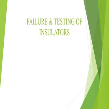 INSULATOR FAILURE AND PROTECTION.pptx