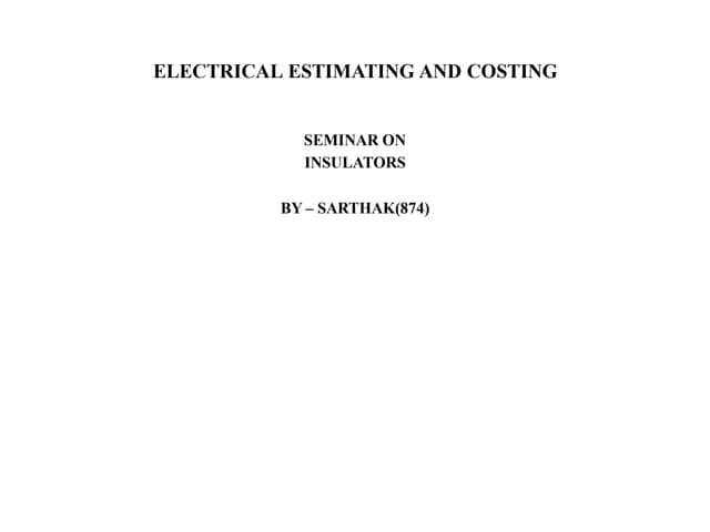 Insulators Pdf Insulators Pdf