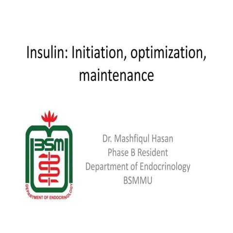 Insulin therapy in the management of diabetes