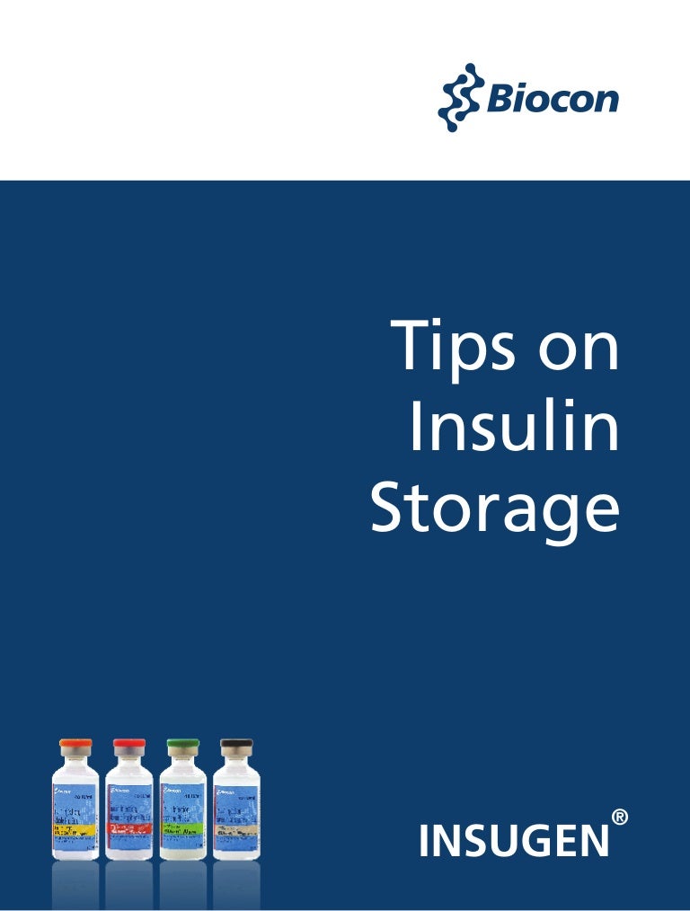 Insulin Storage Technique