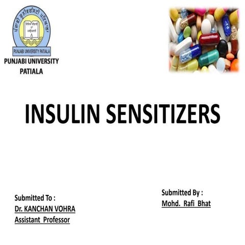 Insulin sensitizers | PPT
