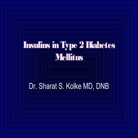 Insulins in type 2 diabetes mellitus