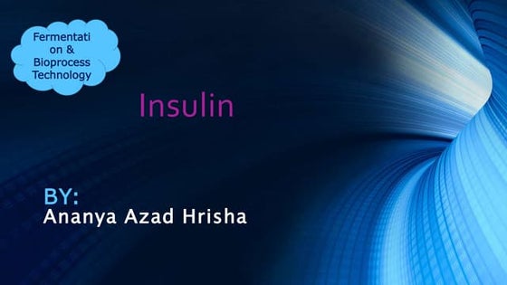 Insulin and HGH production using rDNA technology | PPT