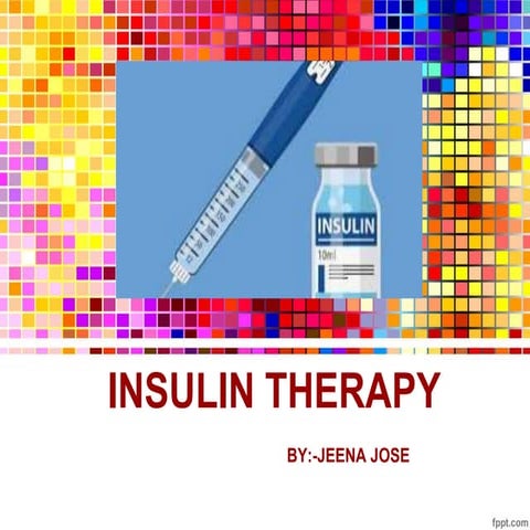 Insulin therapy