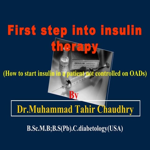 Insulin Therapy in DM