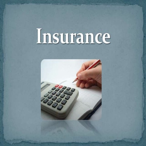 Insurance