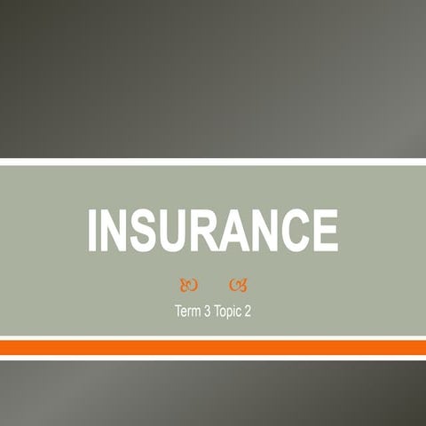Insurance