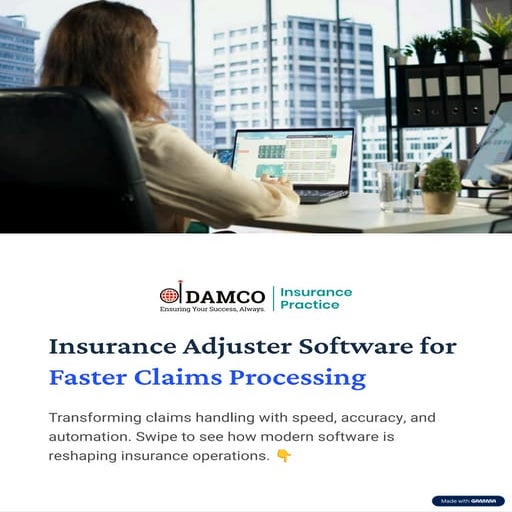 Next-Gen Insurance Claims Adjuster Software for Faster Settlements.pptx