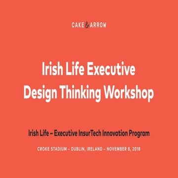 Design Thinking Workshop – Irish Life Executive Innovation Program