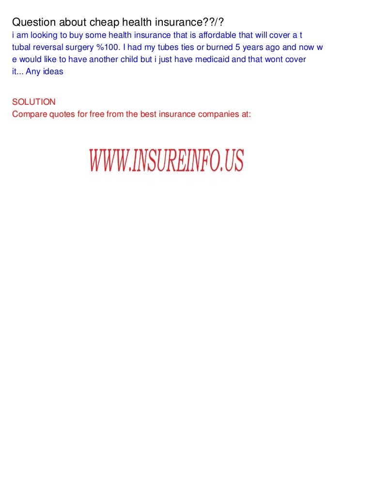 how can i get cheap health insurance