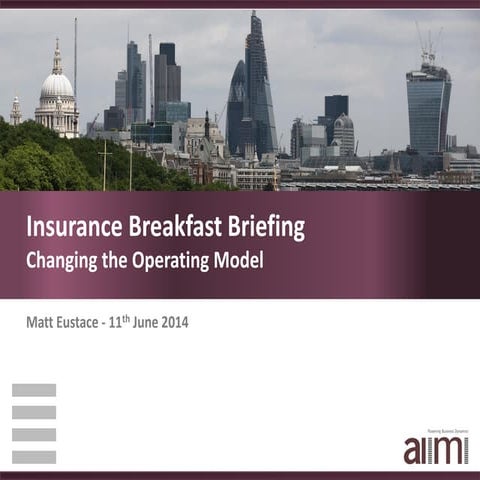 Aiimi Insurance Breakfast Briefing