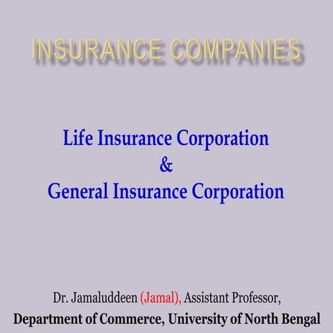 Insurance companies