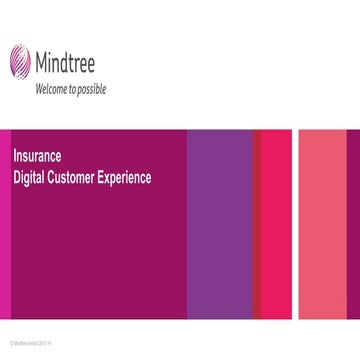 A Road-map for The Digital Insurer 