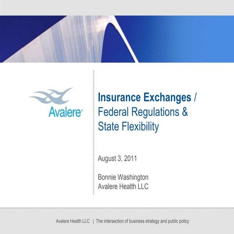 Insurance Exchanges-Bonnie Washington