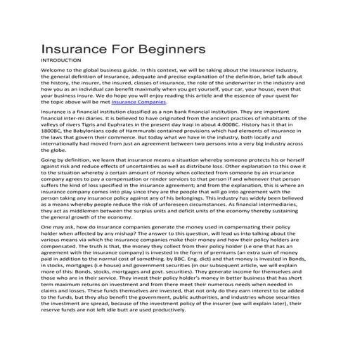 Functions of insurance | PPT