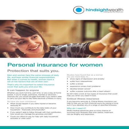 Insurance for women