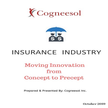 Insurance Industry  Moving Innovation From Concept to Precept 