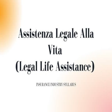 Insurance Industry Syllabus.pdf | Insurance | Personal Finance