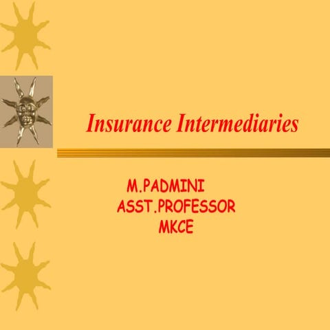 Insurance intermediaries