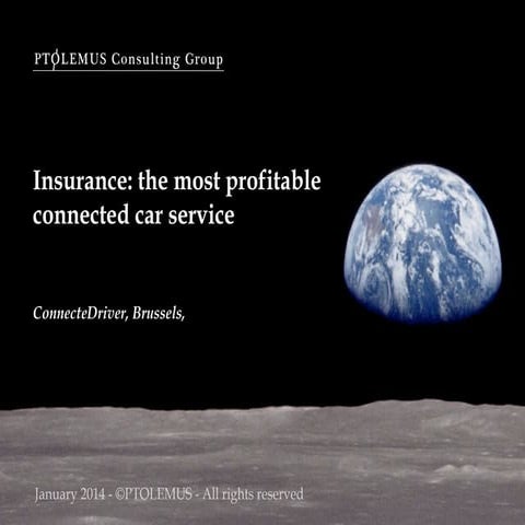 Insurance is the most profitable connected vehicle service